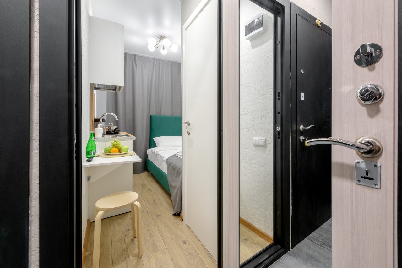 Апартаменты (С односпальной кроватью (№22)), Апартаменты GetApart Ольминского