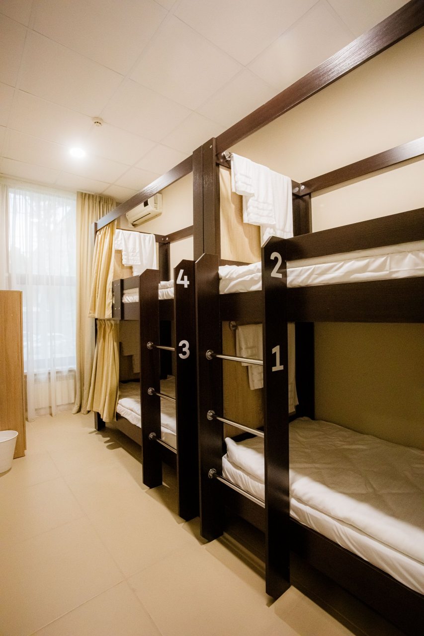 Четырехместный (Номер общий для 4-х гостей) хостела Pillow, Владикавказ