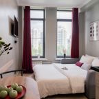 Двухместный (Квартира-студия, 18 м², 6/10 эт.), Апартаменты Уютные 1-комнатные апартаменты с мебелью и техникой