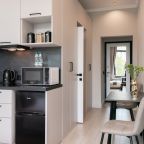 Двухместный (Квартира-студия, 18 м², 4/10 эт.), Апартаменты Уютные 1-комнатные апартаменты с мебелью и техникой