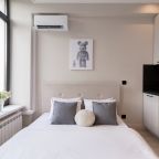 Двухместный (Квартира-студия, 18 м², 4/10 эт.), Апартаменты Уютные 1-комнатные апартаменты с мебелью и техникой
