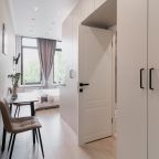 Двухместный (Квартира-студия, 18 м², 4/10 эт.), Апартаменты Уютные 1-комнатные апартаменты с мебелью и техникой