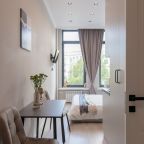 Двухместный (Квартира-студия, 18 м², 4/10 эт.), Апартаменты Уютные 1-комнатные апартаменты с мебелью и техникой
