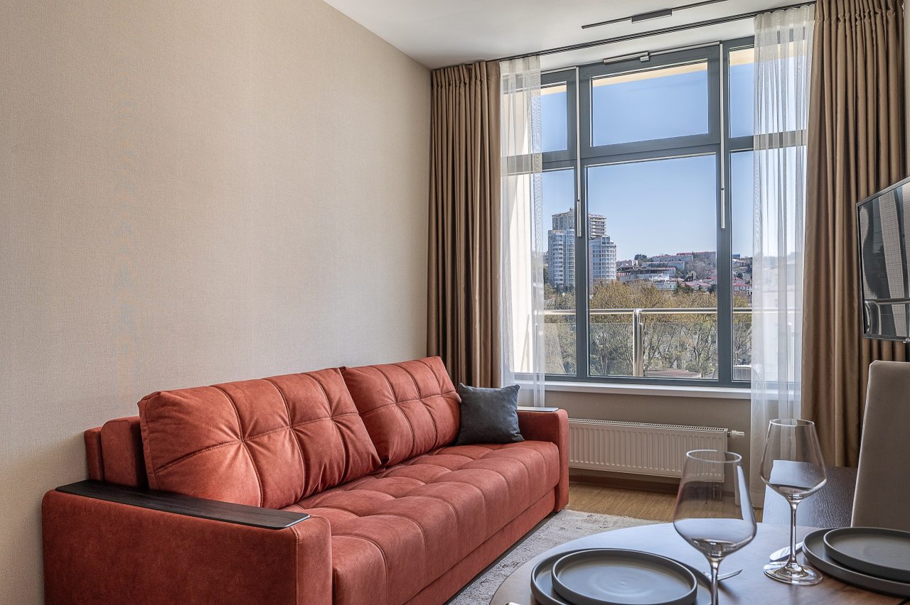 Апартаменты (Двухкомнатный DeLuxe с одной спальней), Апартаменты Real Apartments Sochi