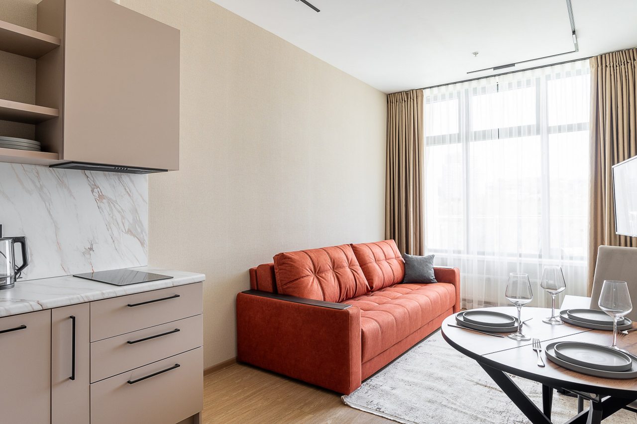 Апартаменты (Двухкомнатный DeLuxe с одной спальней), Апартаменты Real Apartments Sochi