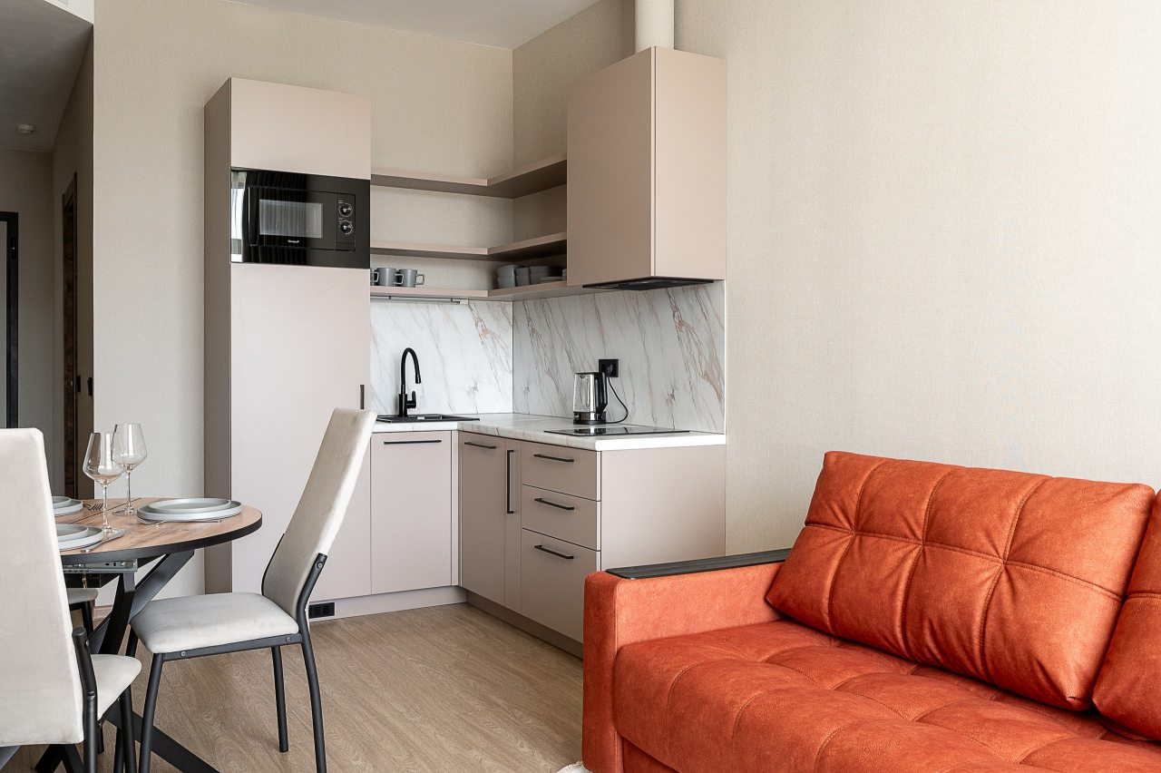 Апартаменты (Двухкомнатный DeLuxe с одной спальней), Апартаменты Real Apartments Sochi