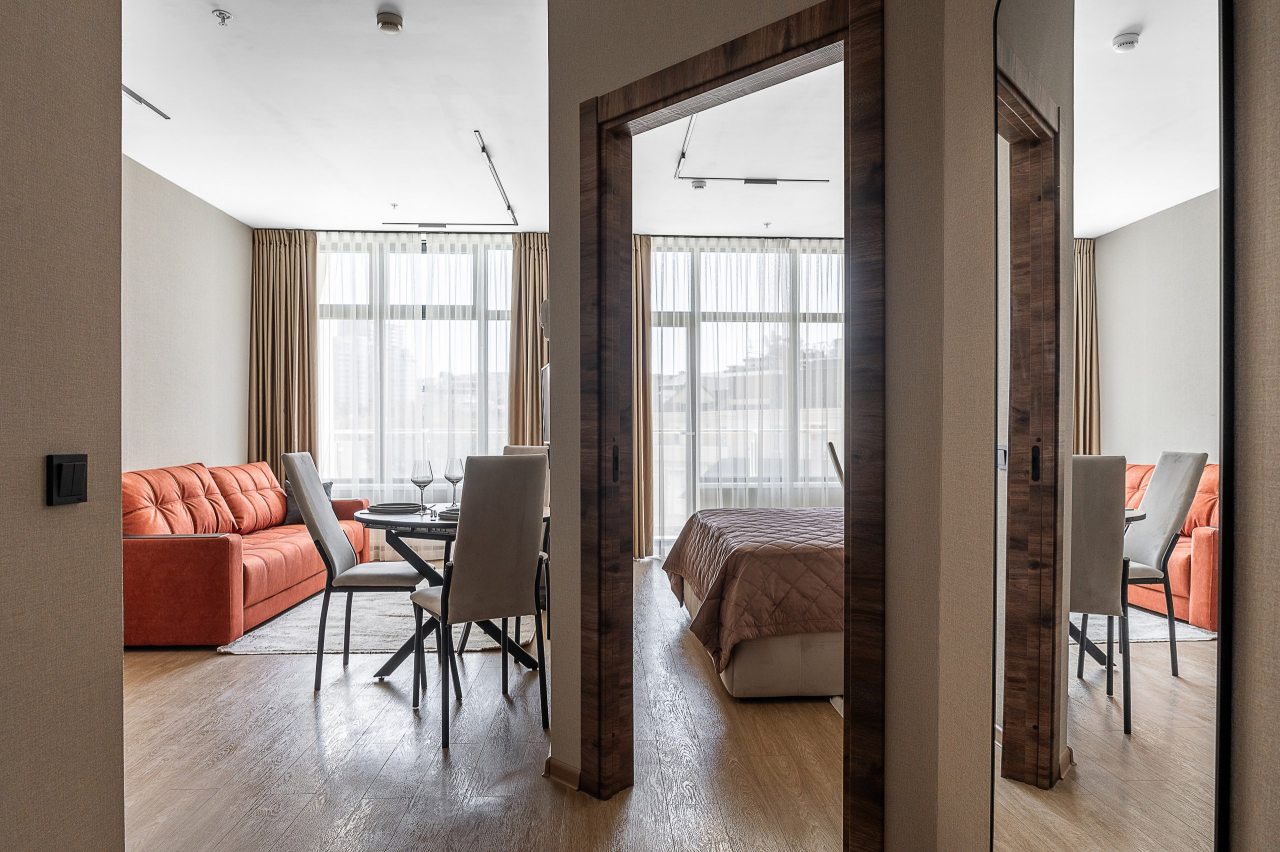 Апартаменты (Двухкомнатный DeLuxe с одной спальней), Апартаменты Real Apartments Sochi
