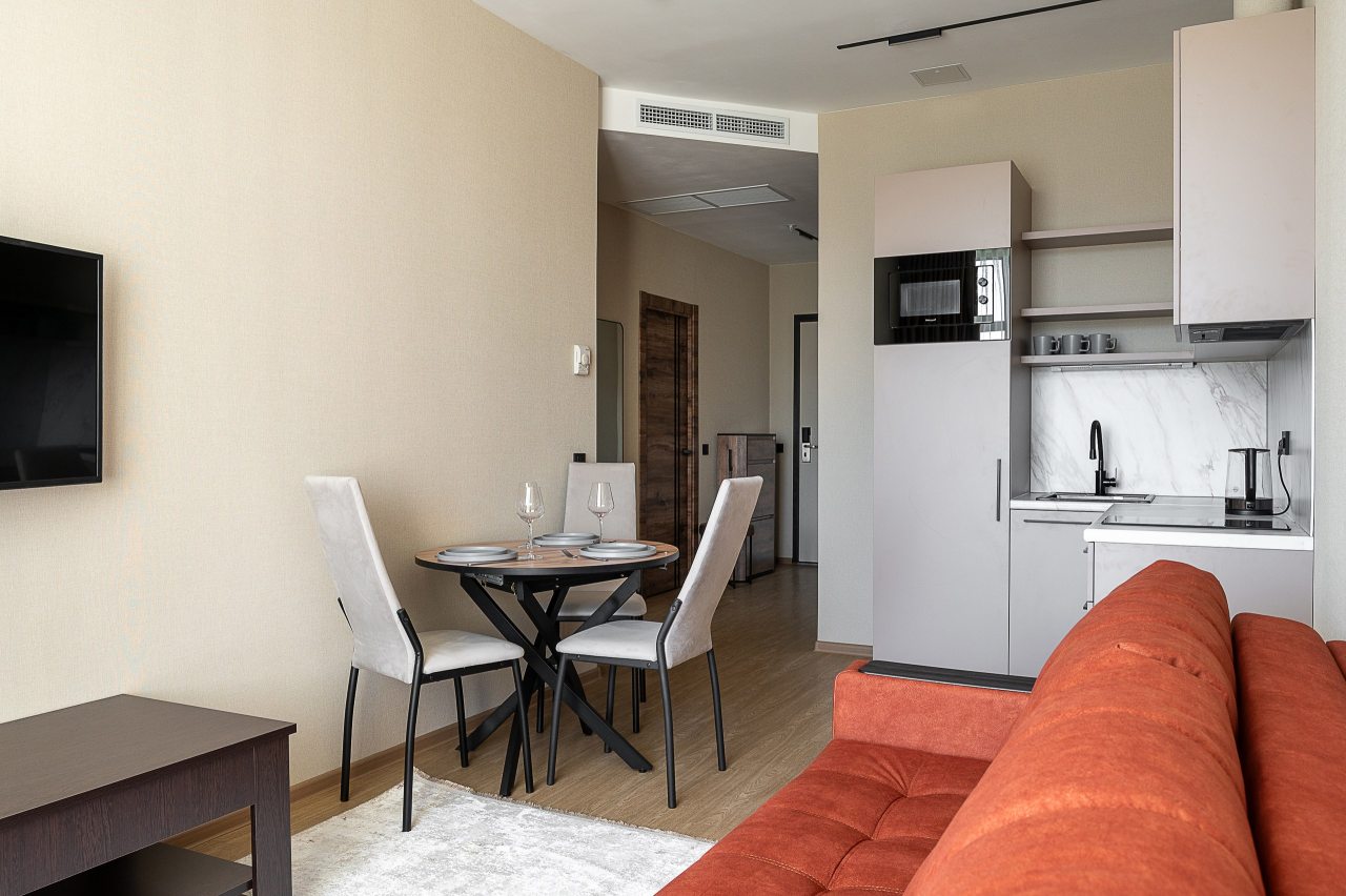 Апартаменты (Двухкомнатный DeLuxe с одной спальней), Апартаменты Real Apartments Sochi