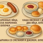Континентальный завтрак, Гостевой дом Небуг