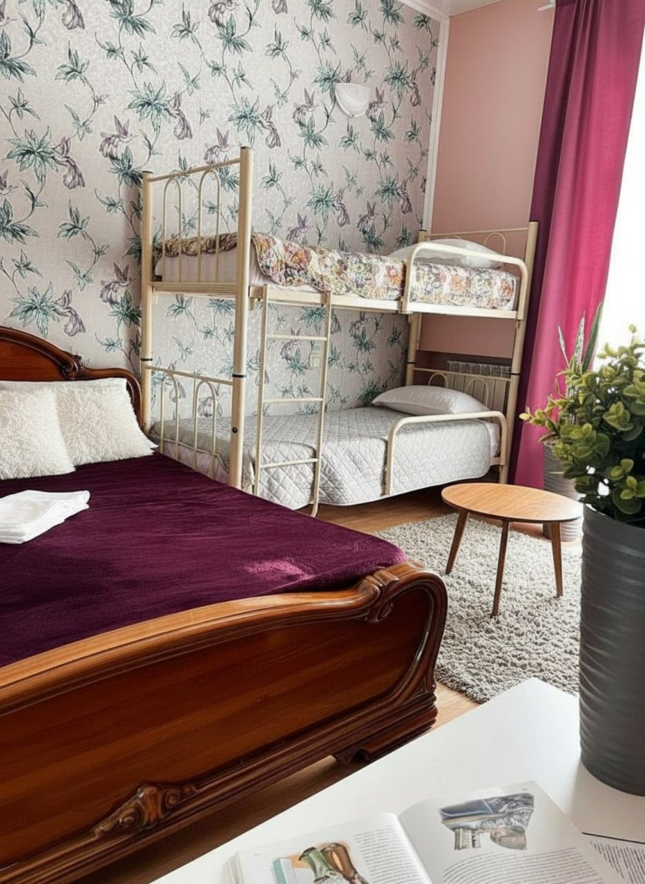 Семейный (Стандартный семейный четырёхместный), Гостевой дом Небуг