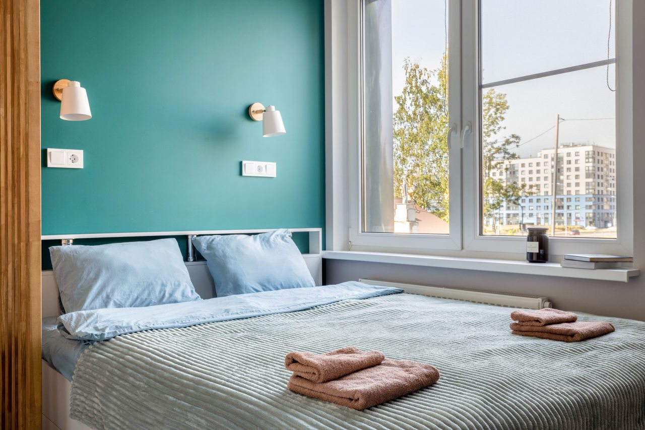 Двухместный (Улучшенный двухместный номер с кроватью "king size" и лоджией), Апартаменты Cтудии в Адмиралтейском районе