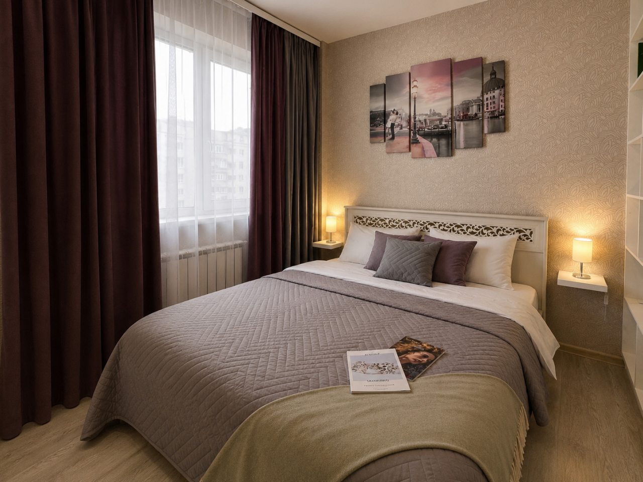 Студио (Стандартный двухместный номер с двухспальной кроватью), Апартаменты На 50 лет ВЛКСМ