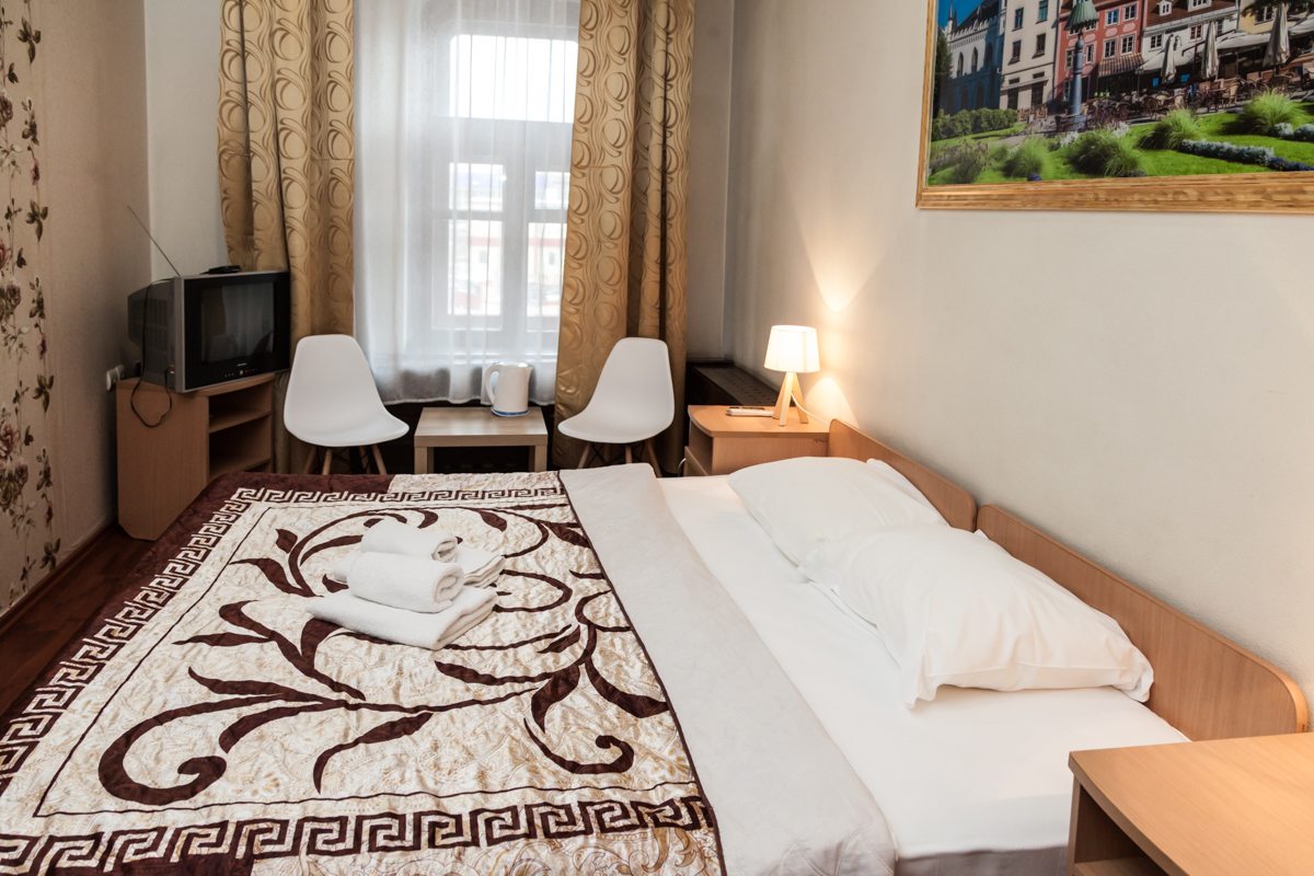 Двухместный (Двухместный с одной кроватью) отеля Старая Рига, Москва