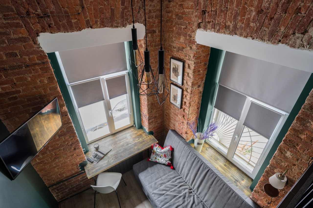 Студио (№1 с видом на набережную), RentalSPb Апарт-отель на Фонтанке 130