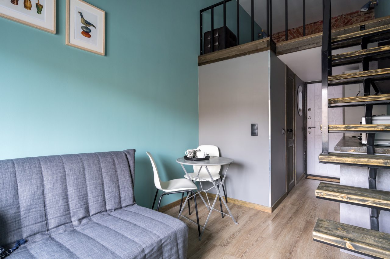 Студио (№4 с видом на реку), RentalSPb Апарт-отель на Фонтанке 130