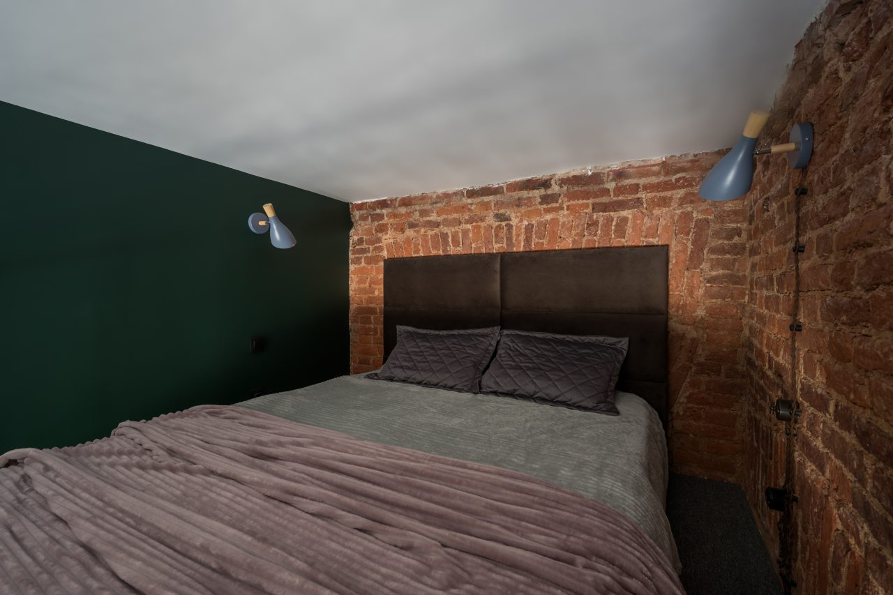 Студио (№ 5 с двумя кроватями, вид на реку), RentalSPb Апарт-отель на Фонтанке 130