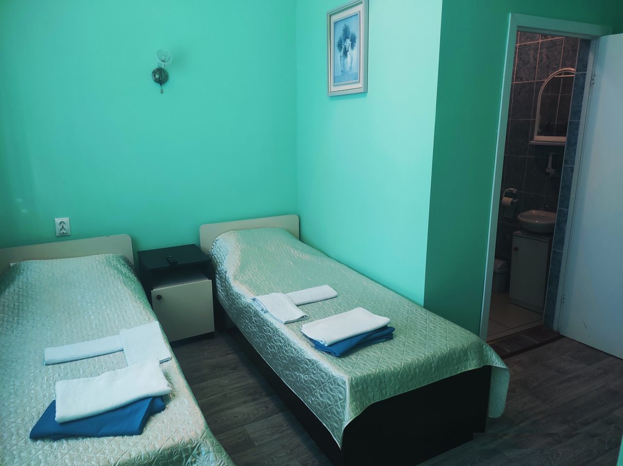 Двухместный (Двухместный 2+1 удобства в номере) мини-отеля Маяк, Вешенская