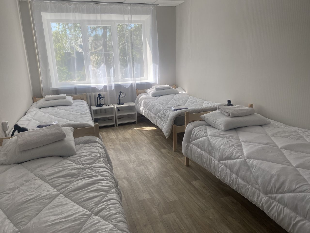 Четырехместный (Четырехместный номер с 4-моя односпальными кроватями) гостиницы Jarvi, Сегежа