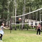Волейбольная площадка, База отдыха Сибирская Жемчужина