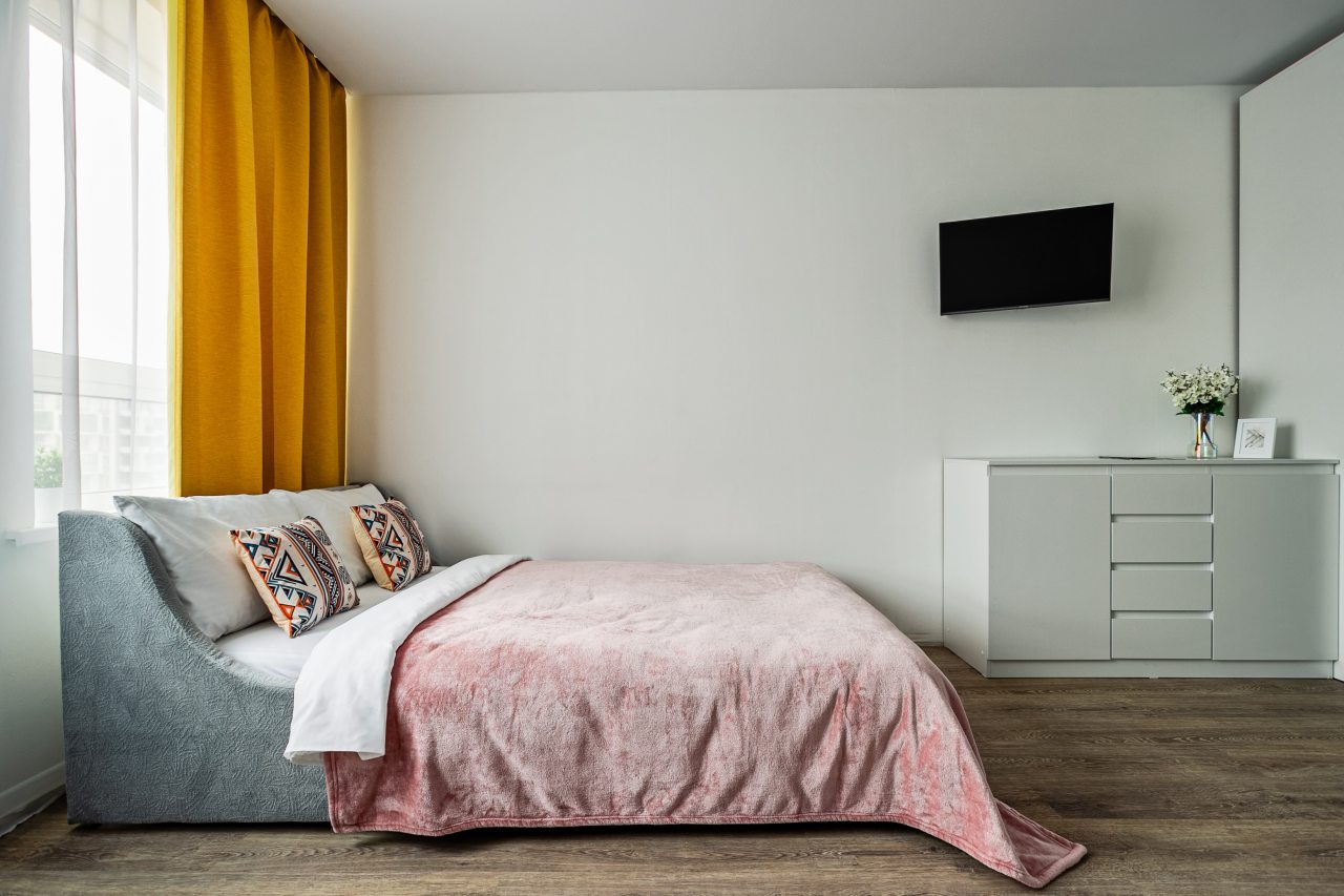 Апартаменты (Просторная улица, дом 15. Студия для 2 гостей), Апартаменты MaxRealty24 Просторная 14