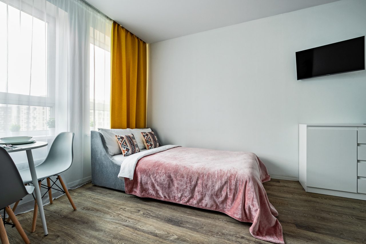 Апартаменты (Просторная улица, дом 15. Студия для 2 гостей), Апартаменты MaxRealty24 Просторная 14