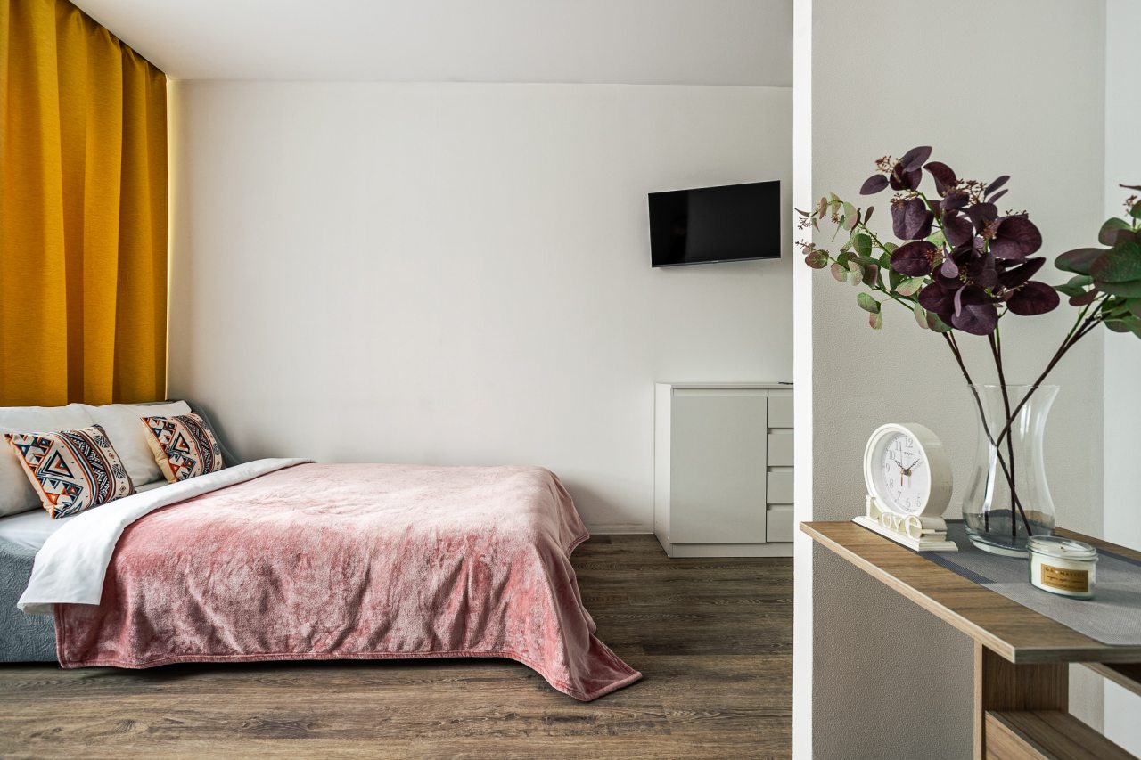 Апартаменты (Просторная улица, дом 15. Студия для 2 гостей), Апартаменты MaxRealty24 Просторная 14