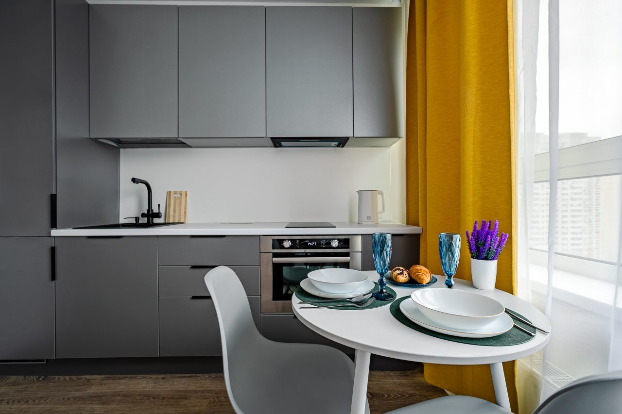 Апартаменты (Просторная улица, дом 15. Студия для 2 гостей), Апартаменты MaxRealty24 Просторная 14