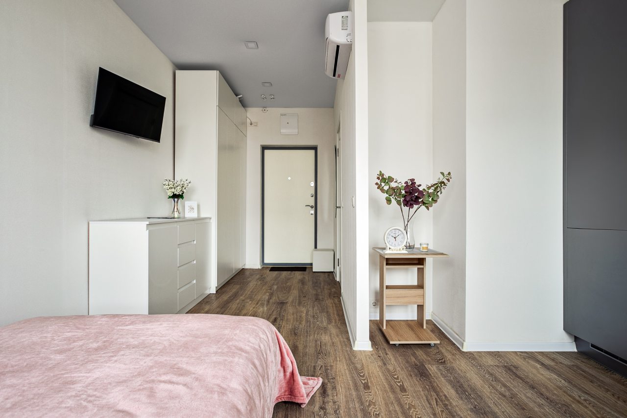 Апартаменты (Просторная улица, дом 15. Студия для 2 гостей), Апартаменты MaxRealty24 Просторная 14