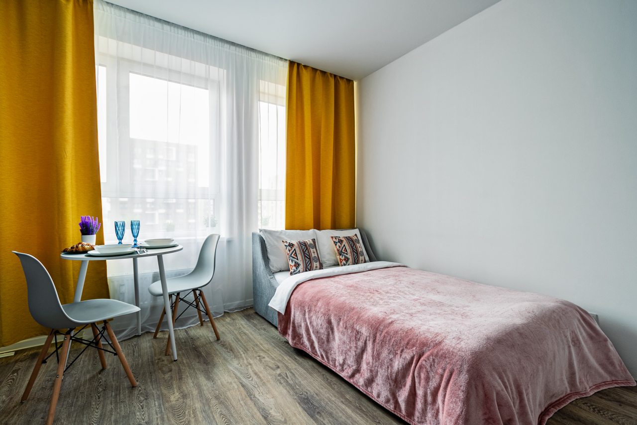 Апартаменты (Просторная улица, дом 15. Студия для 2 гостей), Апартаменты MaxRealty24 Просторная 14