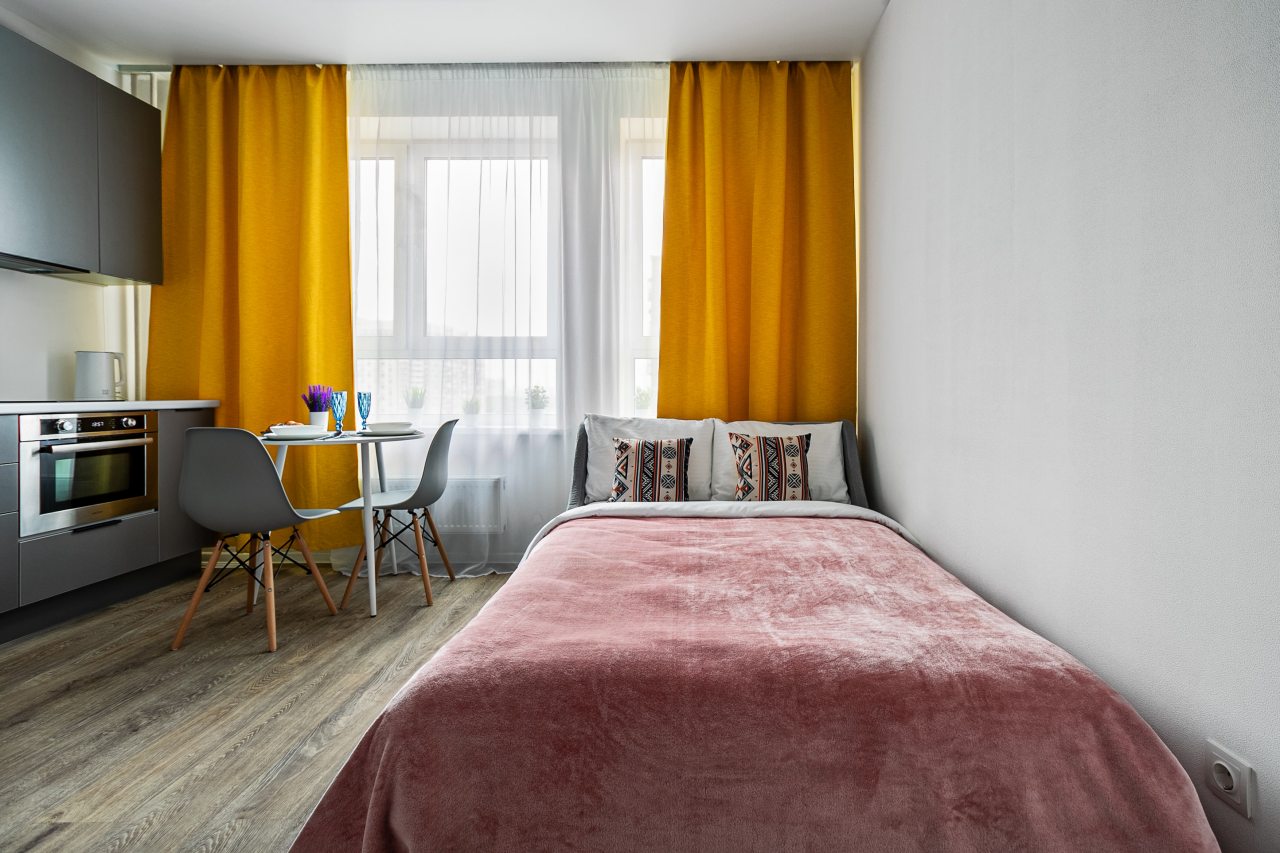 Апартаменты (Просторная улица, дом 15. Студия для 2 гостей), Апартаменты MaxRealty24 Просторная 14