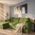 Апартаменты (С отдельной спальней LS-Diamond Green алмазного свечения лета в Алуште), Апартаменты Стиль жизни