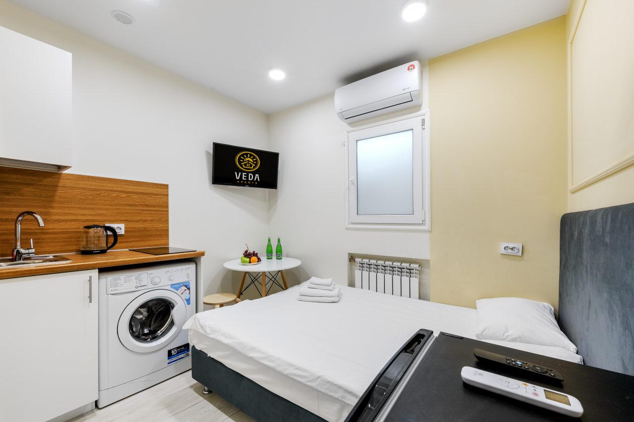 Двухместный (Апартаменты с кондиционером (8)), Апартаменты VEDA Aparts Лиговский 55