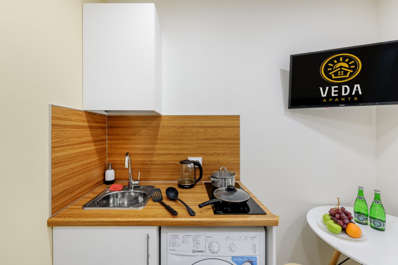 Двухместный (Апартаменты с кондиционером (8)), Апартаменты VEDA Aparts Лиговский 55