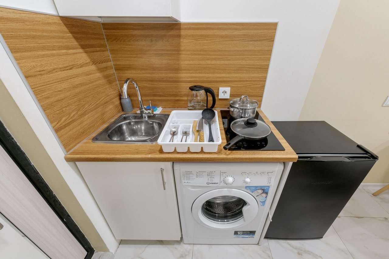 Апартаменты (Двухместные БЕЗ ОКНА №17), Апартаменты VEDA Aparts Лиговский 55