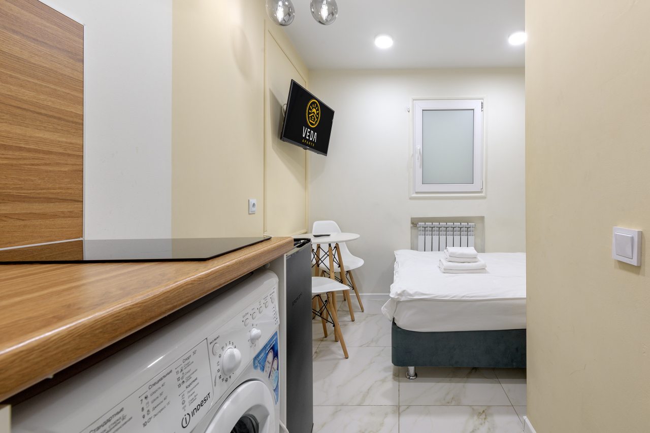 Апартаменты (Двухместные БЕЗ ОКНА №17), Апартаменты VEDA Aparts Лиговский 55