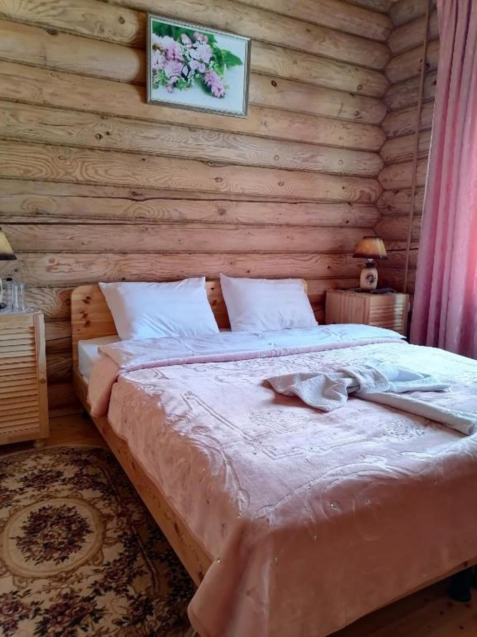 Двухместный (Двухместный номер с 1 кроватью и видом на горы) гостевого дома Тур, Домбай