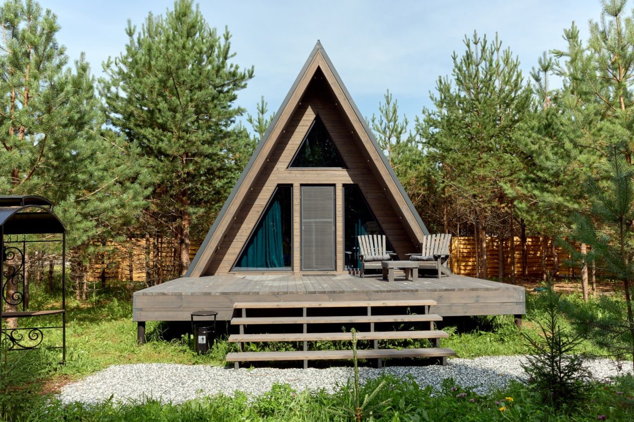 Шестиместный (Коттеджи A-frame), База отдыха ЁLKI House