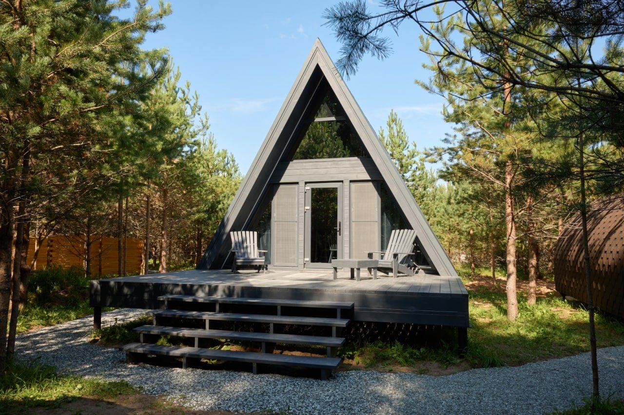 Шестиместный (Коттеджи A-frame), База отдыха ЁLKI House