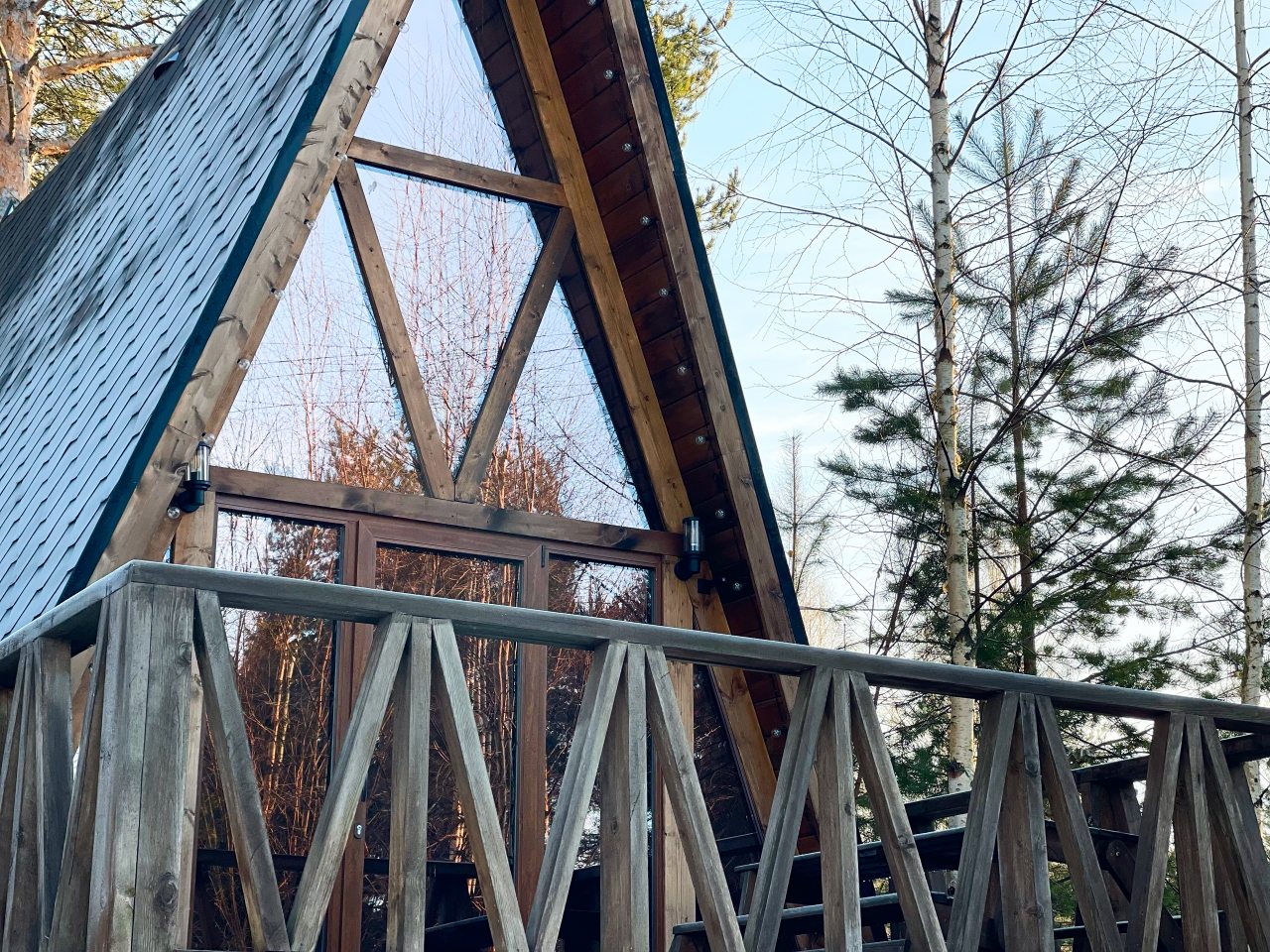 Дом (А-Фрейм Лесной орех), База отдыха ALDI-Karelia