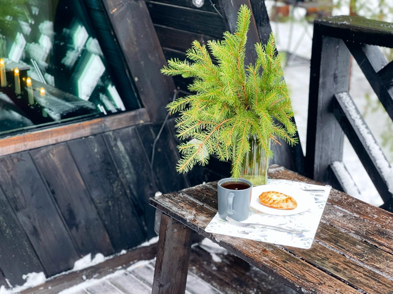 Дом (А-Фрейм Черное-белое), База отдыха ALDI-Karelia