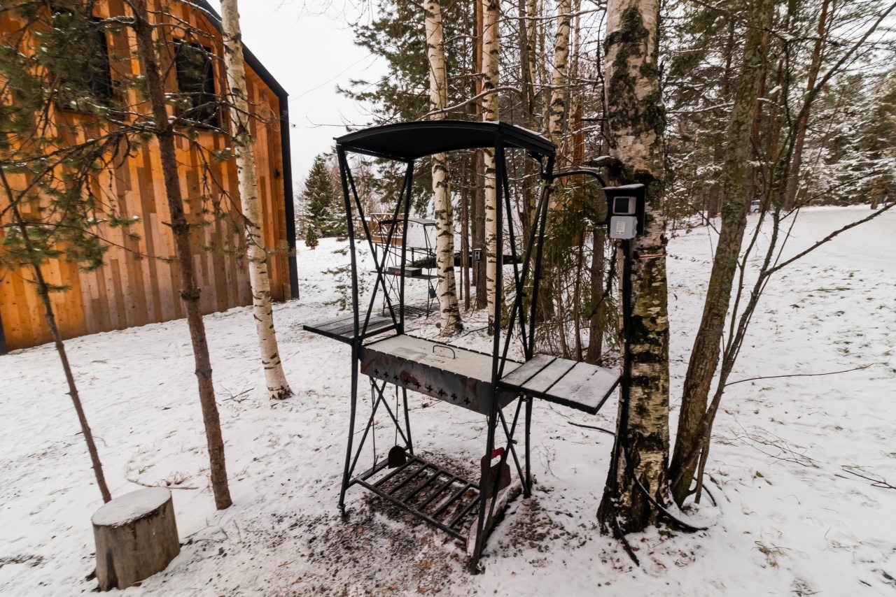 Дом (А-Фрейм Черное-белое), База отдыха ALDI-Karelia