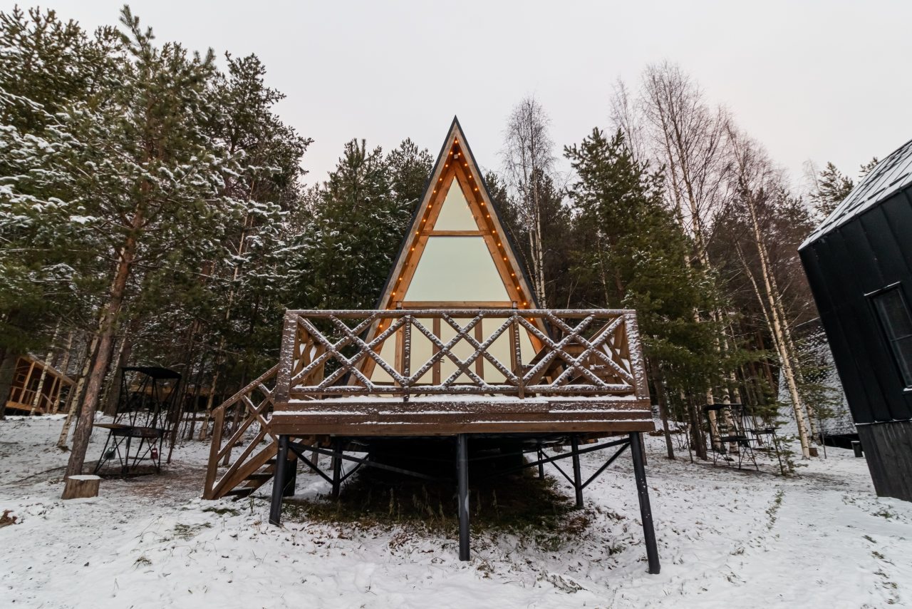 Дом (А-Фрейм Золотой дуб), База отдыха ALDI-Karelia