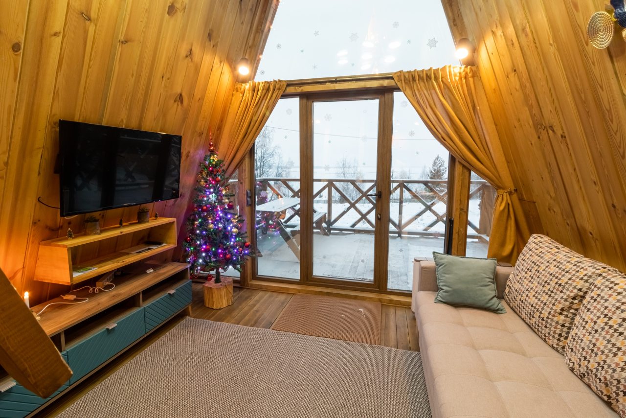 Дом (А-Фрейм Золотой дуб), База отдыха ALDI-Karelia