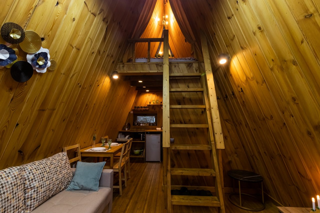 Дом (А-Фрейм Золотой дуб), База отдыха ALDI-Karelia