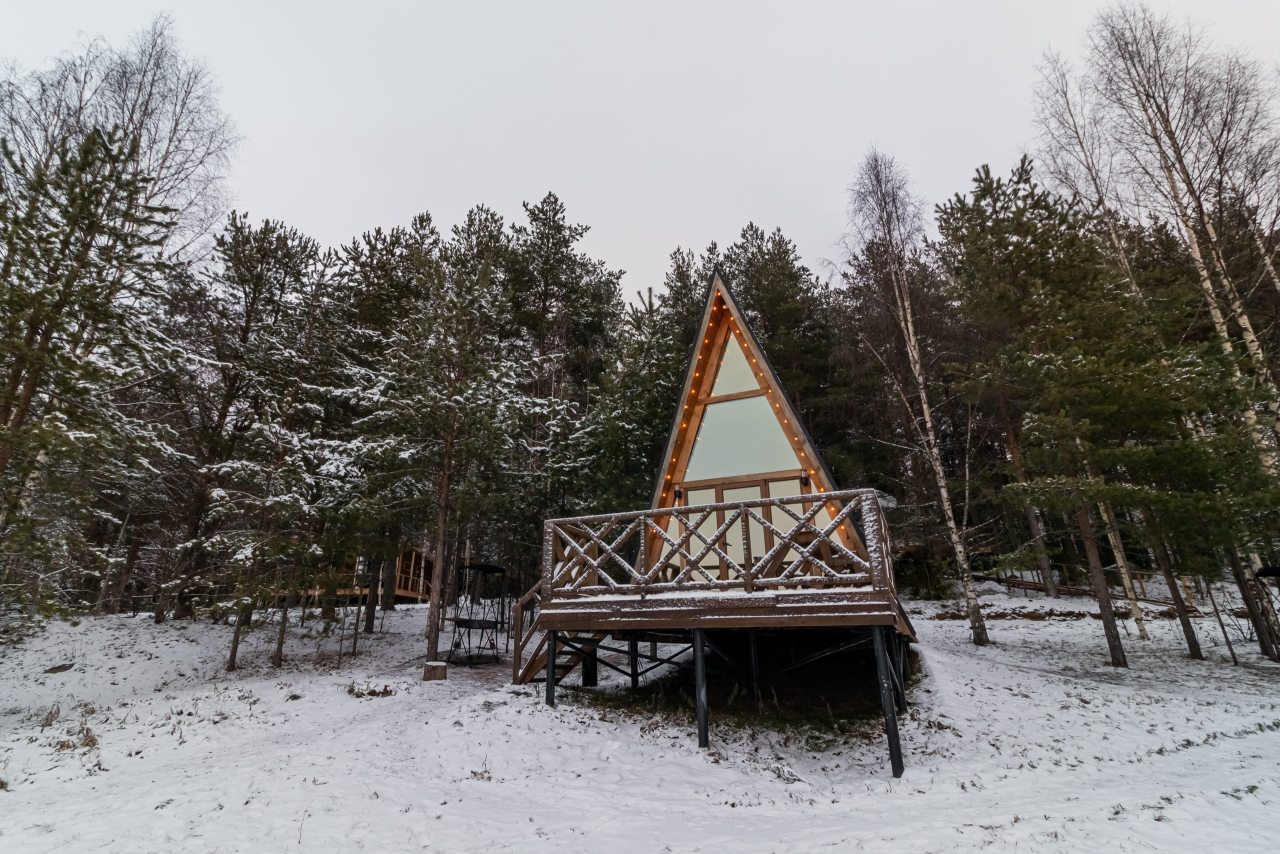 Дом (А-Фрейм Золотой дуб), База отдыха ALDI-Karelia