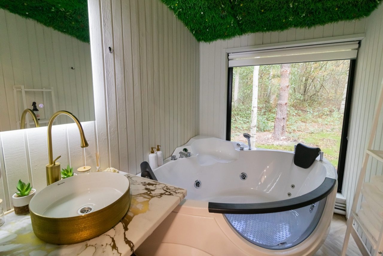 Номер (С джакузи Могучая ель), База отдыха ALDI-Karelia