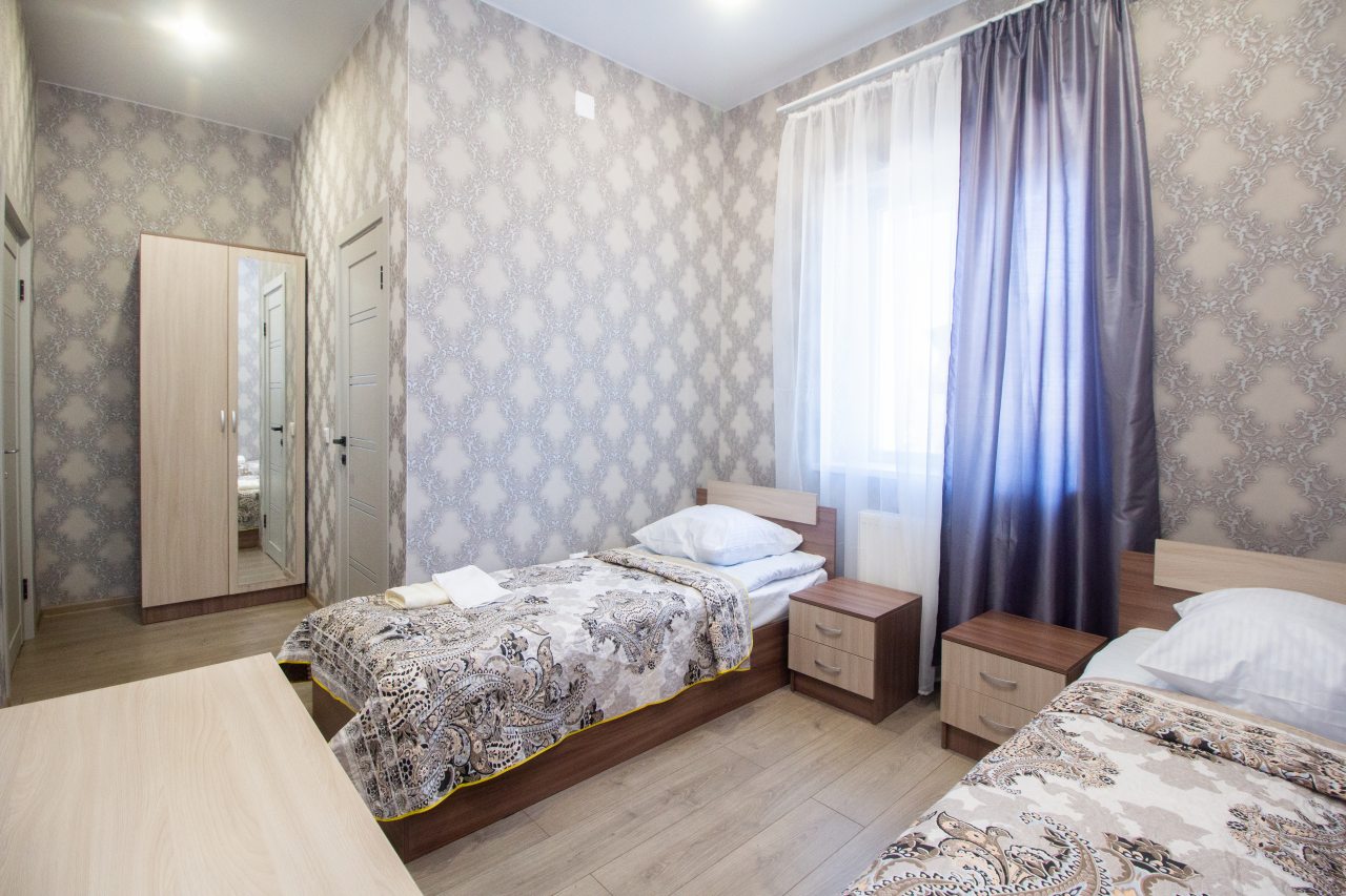 Двухместный (Стандарт двухместный номер с двумя односпальными кроватями) отеля Флотилия, Петрозаводск