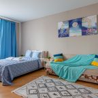 Шестиместный (Двухкомнатная квартира), Апартаменты Просторная 2-к кв с панорамными окнами у залива 6 сп.мест от RentAp
