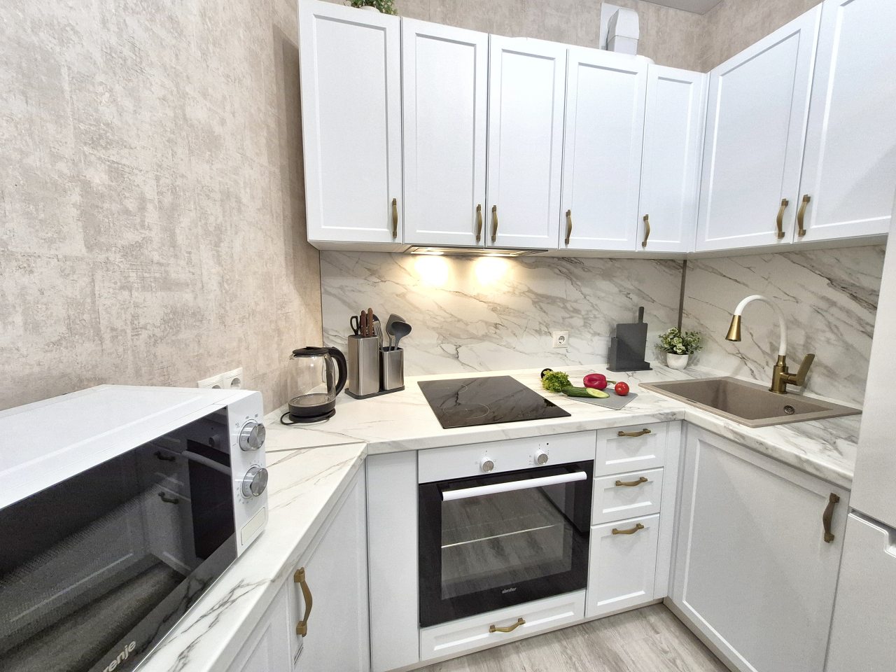 Возможность самостоятельного приготовления пищи, Современная квартира в ЖК