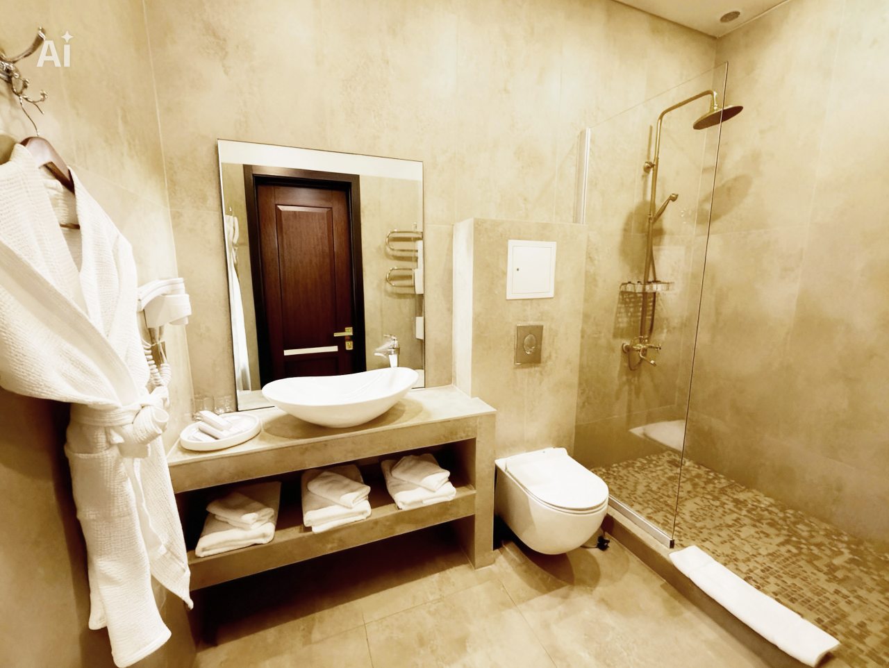 Люкс (Двухкомнатный семейный Люкс двуспальная + одна односпальная кровати), Отель Кристалл